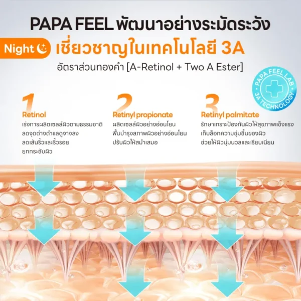 PAPA FEEL 5X CERAMIDE BARRIER MOISTURIZER ครีมทาหน้า + 3X RETINOL Ceramide Soluble Collagen-08