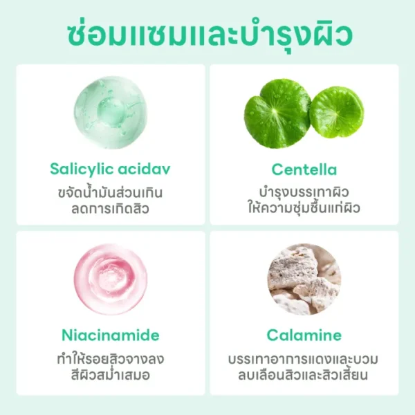 PAPA FEEL Salicylic Acid นักล่าสิว โลชั่นอบแห้ง 35ml-06