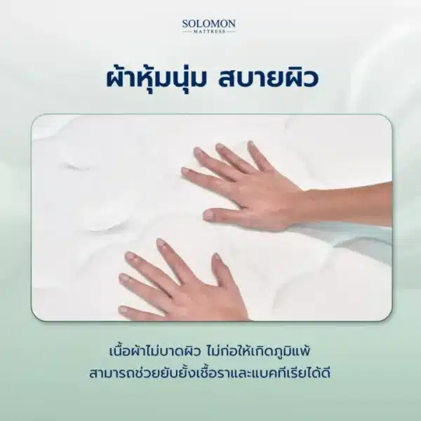 SOLOMON รุ่น Cloud ที่นอนสปริงไฮบริด หนา10นิ้ว - Image 8
