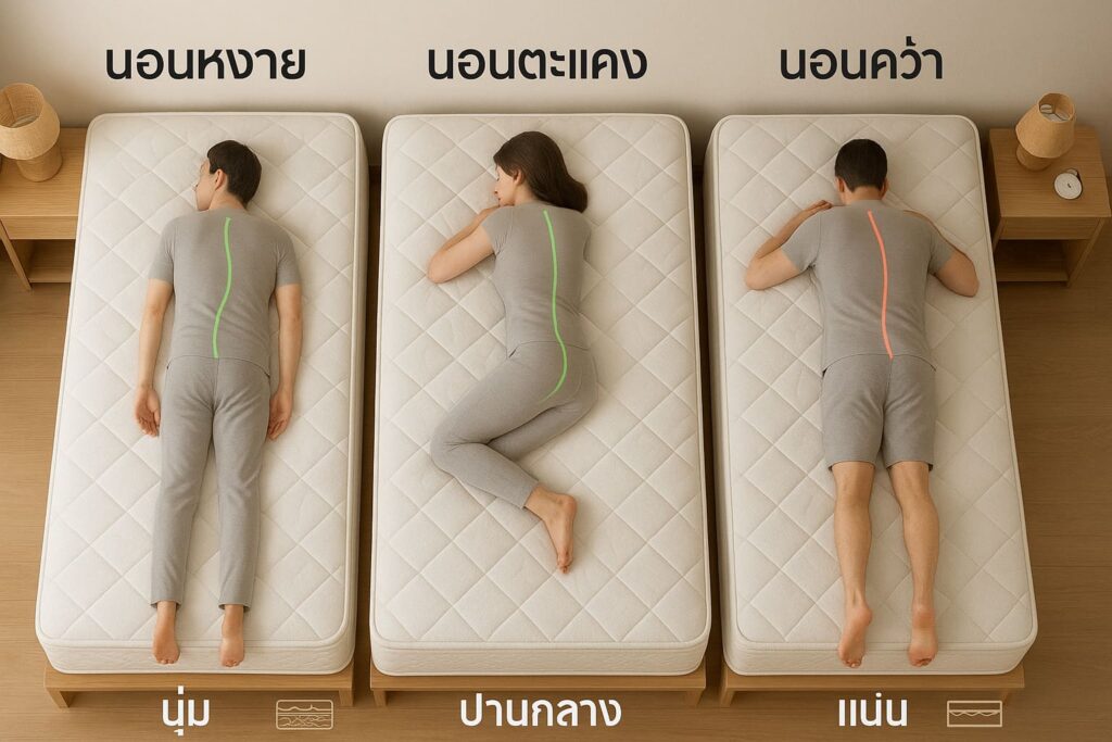 เลือกที่นอนให้หายปวดหลัง