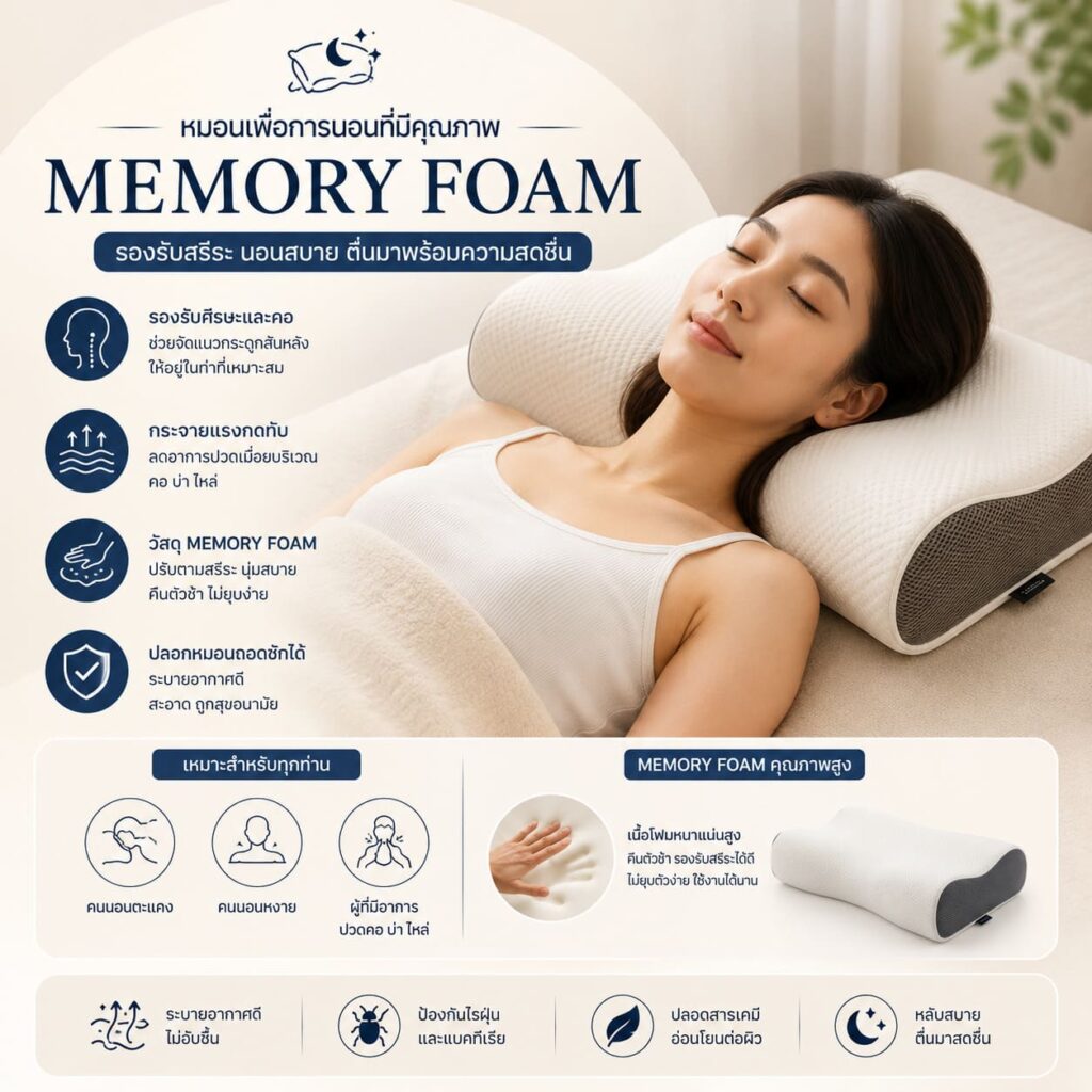 หมอน Memory Foam