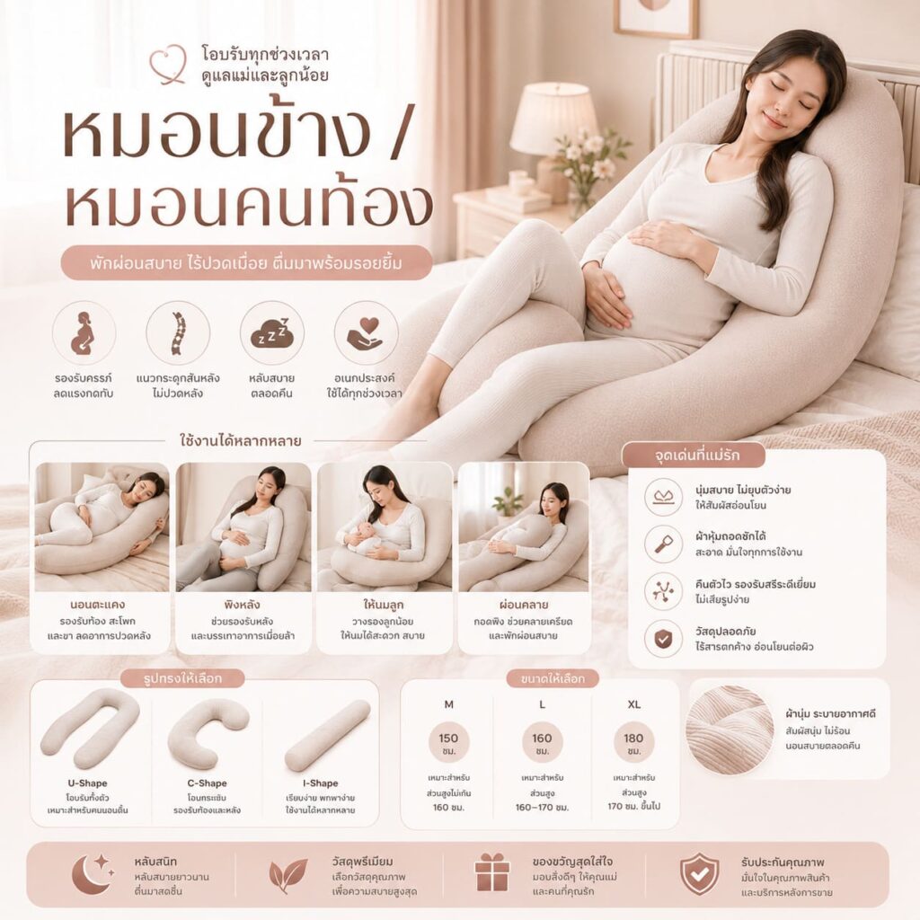หมอนข้าง-หมอนคนท้อง