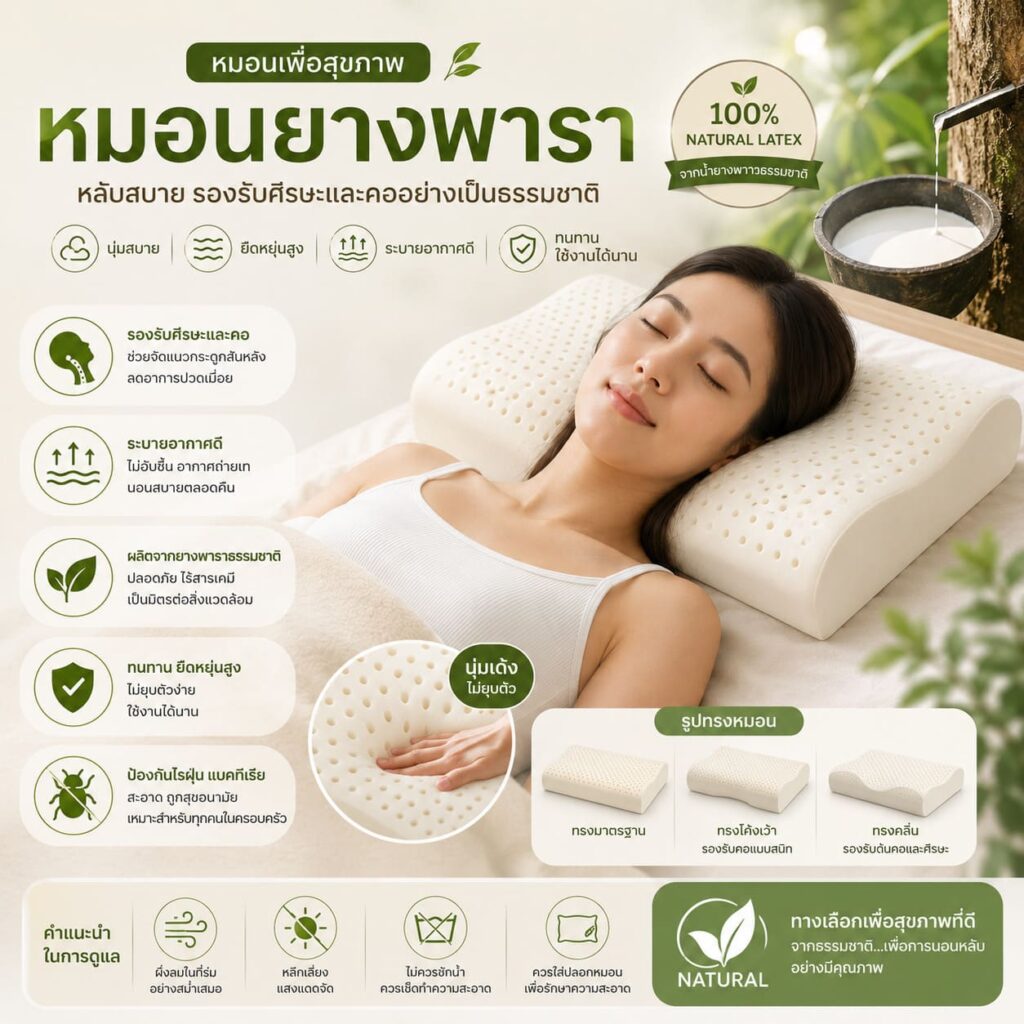 หมอนยางพารา